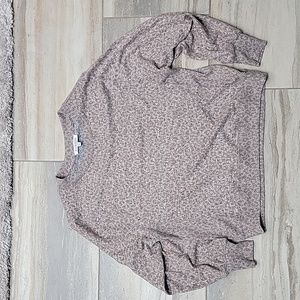 Women's Cheetah Print Workshop Brand Sweater in Size XS